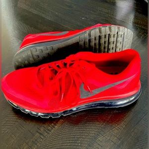 Nike Air Max 2014 Gym Red Sneakers